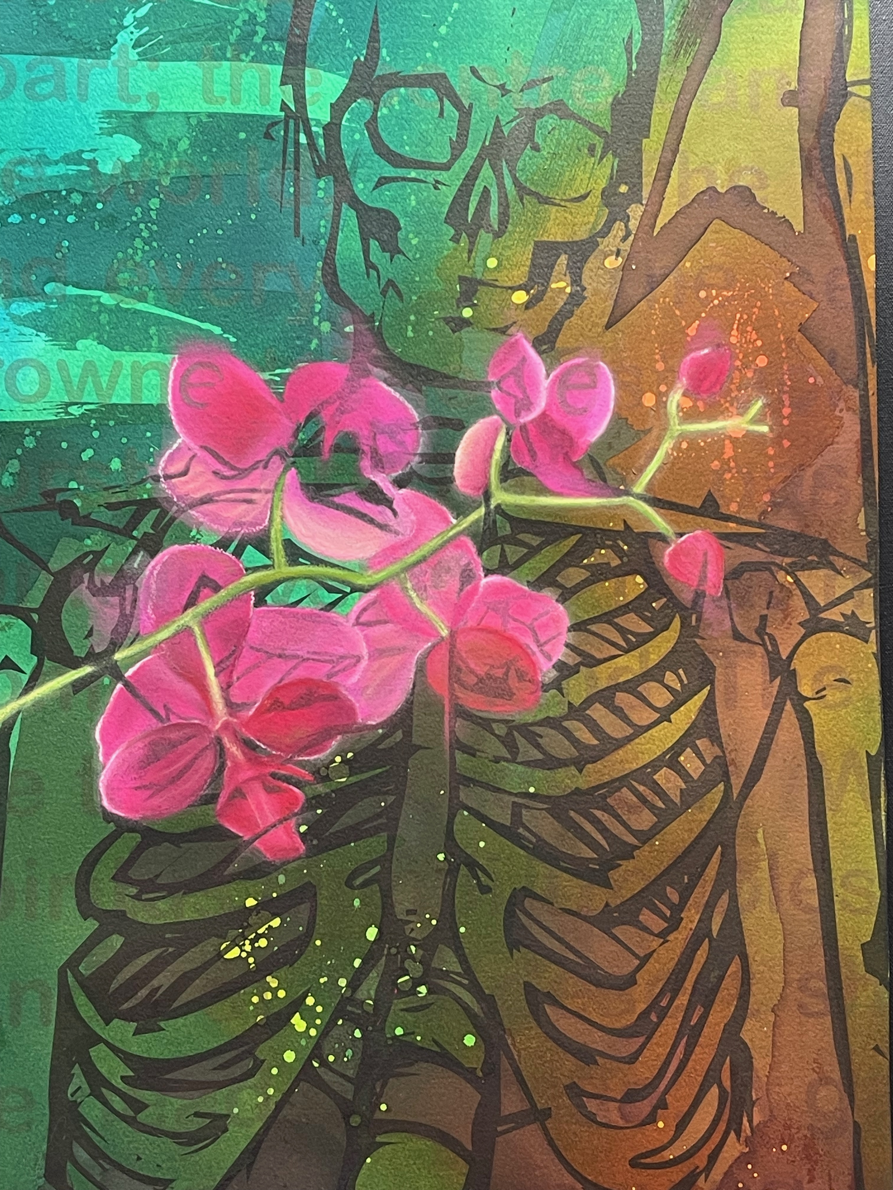 Detail — Chalk pastel